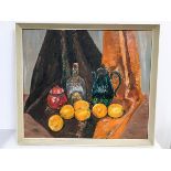 Carnduff, Still Life with Fruit, oil, signed indistinctly (52cm x 60cm)