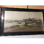 After G.D. Giles, Steeplechase, reproduction print (50cm x 99cm)