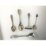 An early Victorian Scottish silver marmalade spoon, initialled H with shell motif to stem (12cm),