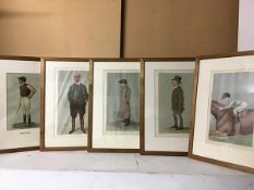 Horse racing interest: Vanity Fair prints c.1900, including George Barrett, Newmarket, Sam Loates,