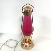 A early 1960s Crestworth "Astro" Coach Light Lava Lamp (46cm high)