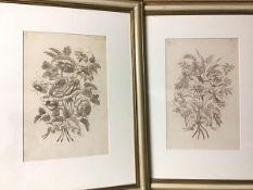 19thc. (?), Sketches of Flowers, one numbered 7 to top, the other 10, watercolour (32cm x 21cm)