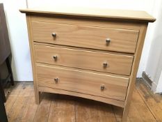 A Marks and Spencer's Home Hastings three drawer chest of drawers (82cm x 85cm x 44cm)