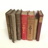 A collection of books including Old and New Edinburgh, vols I, II and III, The French Revolution