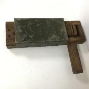 A WWII British rattle , indistinct marks (Crows foot S21) (23cm x 31cm)