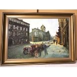 Ann McGregor, St Giles Cathedral, Edinburgh, oil on canvas, signed and dated '82 bottom left (48cm x