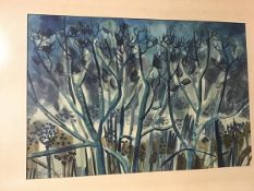 Scottish School, Forrest in Spring, watercolour, signed and dated '60 bottom left (36cm x 54cm)