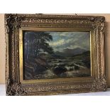 Thomas Brown, On the Dochart, Near Killin, oil, signed and dated 1878 bottom right, inscribed