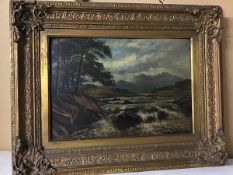 Thomas Brown, On the Dochart, Near Killin, oil, signed and dated 1878 bottom right, inscribed