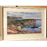 G. Scott, Coastal Scene, pastel, signed and dated '59 bottom left (29cm x 46cm)