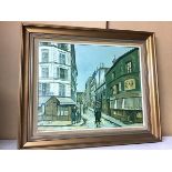 After Maurice Utrillo, La Rue Seveste, reproduction print (39cm x 49cm)