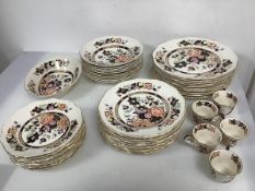 A set of ten Masons Ironstone Mandarin pattern dinner plates (each: 27cm), and ten lunch plates, ten