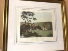 After D. Wolstenholme, Shooting, plate no.3, Dog's Got the Game and Reloading, engraved by T.