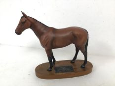 A Beswick ceramic model horse, Millreef, Winner of the Prix de L'Arc de Triomphe, 1971 and the Epsom