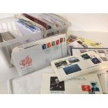 A large quantity of UK First Day covers not all standard and good chance of better items, signed and