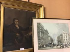 After Raeburn, engraved by C. Turner Warren, etching of a 19thc Gentleman at his Study, paper