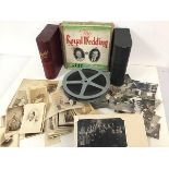 The Royal Wedding 16mm film, a Ron Harris release, originally £7, of the marriage of Elizabeth