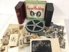 The Royal Wedding 16mm film, a Ron Harris release, originally £7, of the marriage of Elizabeth