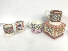 A collection of Royal Commemorative mugs including three Emma Bridgewater mugs celebrating the Royal