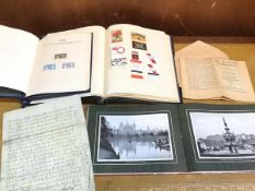 A mixed lot including a Coronation of King George VI stamp album with each page with stamps from