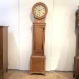 A George IV bird's eye maple longcase clock, signed Richard Millar & Son, Edinburgh, the 13 in.
