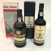 A bottle of Royal Oporto Quinto do Corval 1977 Vintage Port, boxed, 75cl; together with a bottle