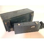 Military Aviation interest: a Williamson Aircraft Camera type G45, the wooden case stamped with ref.