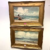 Peter MacGregor Wilson R.S.W., (Scottish, 1856-1928), A Pair of Scottish Coastal Scenes, each signed