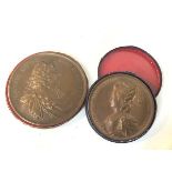 A French bronze commemorative medal commemorating Louis XIV and the capture of Tournai and Courtrai,