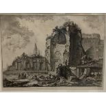 After Giovanni Battista Piranesi (1720-1778), The Temple of Venus and Roma (Le Vedute di Roma),