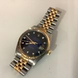 A gentleman's Rolex Oyster Perpetual Datejust bi-colour autmoatic wristwatch, the 36mm case