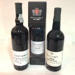 A group of Taylor's vintage port comprising: a bottle of 1983; a bottle of late bottled 1998 (