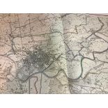 Ordnance Survey of Lancashire: a bound elephant folio of twenty 6 inch scale maps, Ordnance