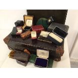 A collection of mainly vintage jewellery boxes including those from J. Hardie & Co., Edinburgh,