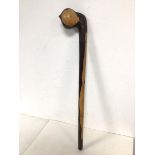 A Polynesian hardwood club (58cm)