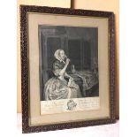 After Gerard Terburg, engraved by Chevillet, Drinking a Toast
