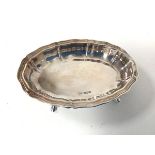 A 1930s Sheffield silver footed trinket dish (63.71g)