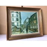 After Maurice Utrillo, La Rue Seveste, reproduction print (39cm x 49cm)