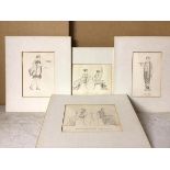 Four 19thc prints of Classical Greeks, one bears paper label verso, Thomas Rare Books, original