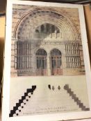 A reproduction print, from The British Architectural Library Drawing Collection, printed by The