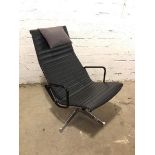 Charles and Ray Eames aluminum lounge chair model 683 for Hermer Miller, designed 1957