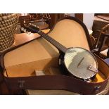 A Melody Junior strung instrument (58cm), in original travelling case