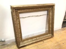 A 19thc gilt composition frame (internal: 54cm x 64cm)