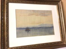 James Douglas, On the Tay, signed bottom right, watercolour (24cm x 34cm)