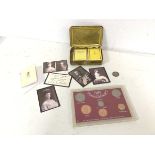 A reproduction 1914 WWI Queen Mary Christmas tin complete with reproduction contents, including