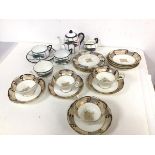 A mixed lot of china including four Hammersley teacups, one marked Jenners to base, eight saucers