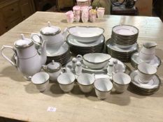 A Noritake Glenabbey dinner, tea and coffee service of sixty seven pieces including serving