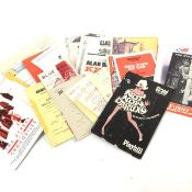 A collection of theatre programmes including The Strand, The Garrick Theatre, The Globe Theatre, The