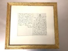 Charles Piazzi Smyth (1819-1900), an autograph letter dated 10th January 1880, on headed paper