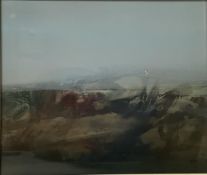 •Mardi Barrie R.S.W. (Scottish, 1931-2004), "Sea Mist Rising", acrylic on board, gallery labels
